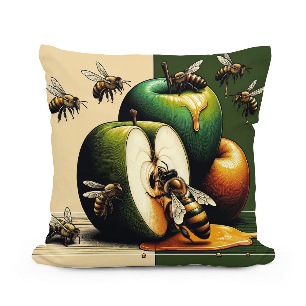 Nature's Sweet Symphony Cotton Cushion