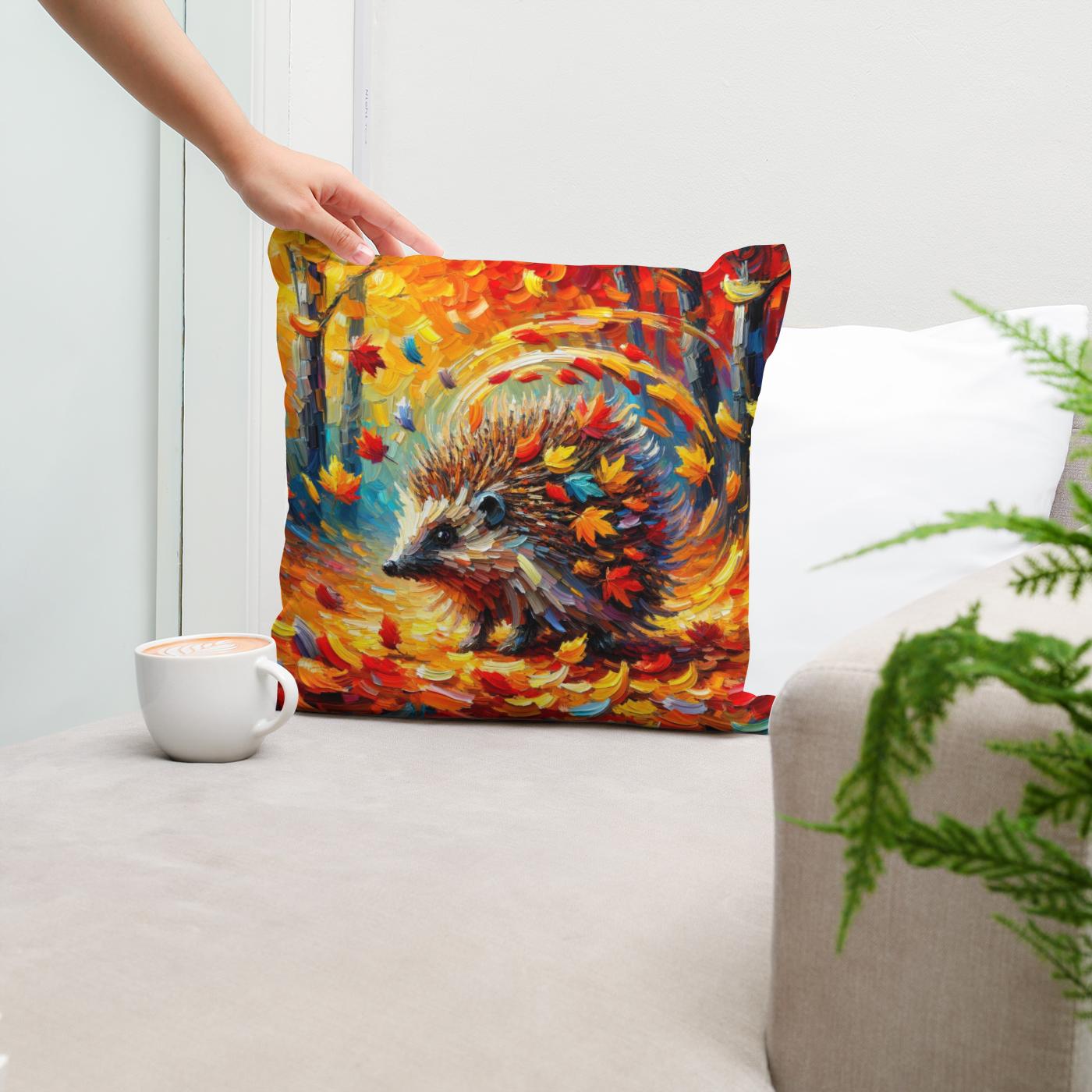 Autumn Whimsy Cotton Cushion