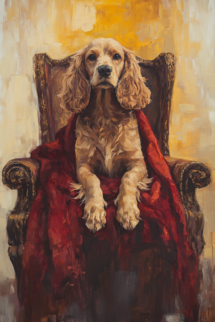 Noble Cocker Spaniel Canvas