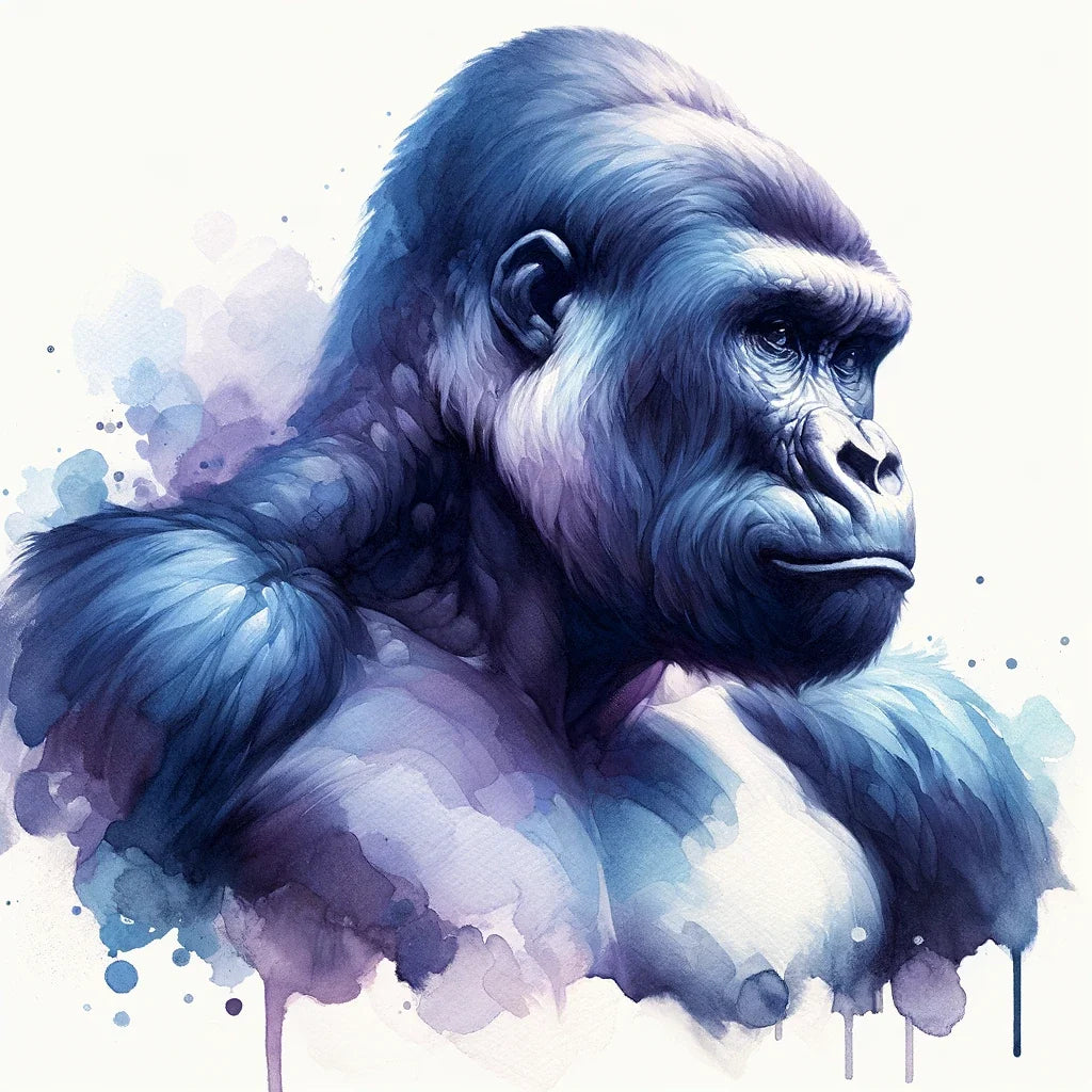Noble Gorilla Canvas