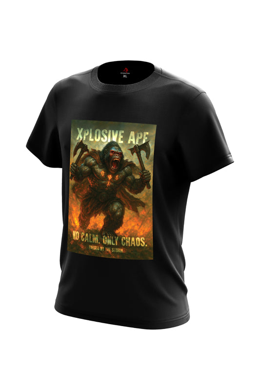 XAPE No Calm Only Chaos Tee - Black