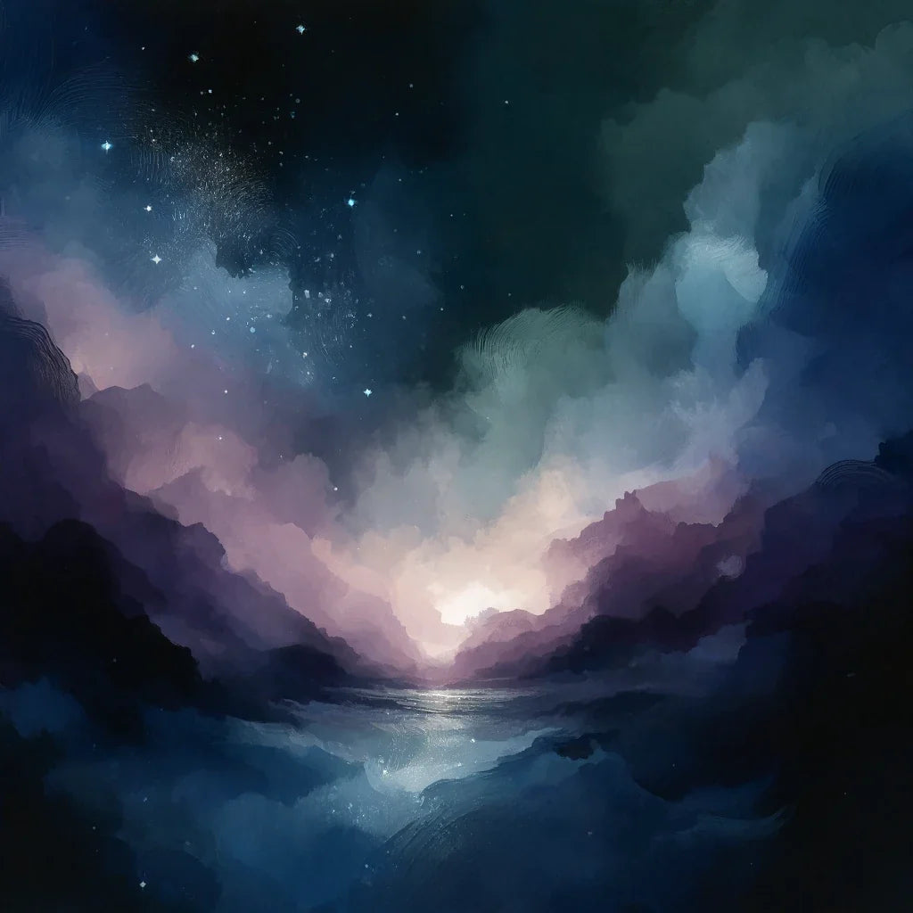Nocturnal Serenity Cotton Cushion