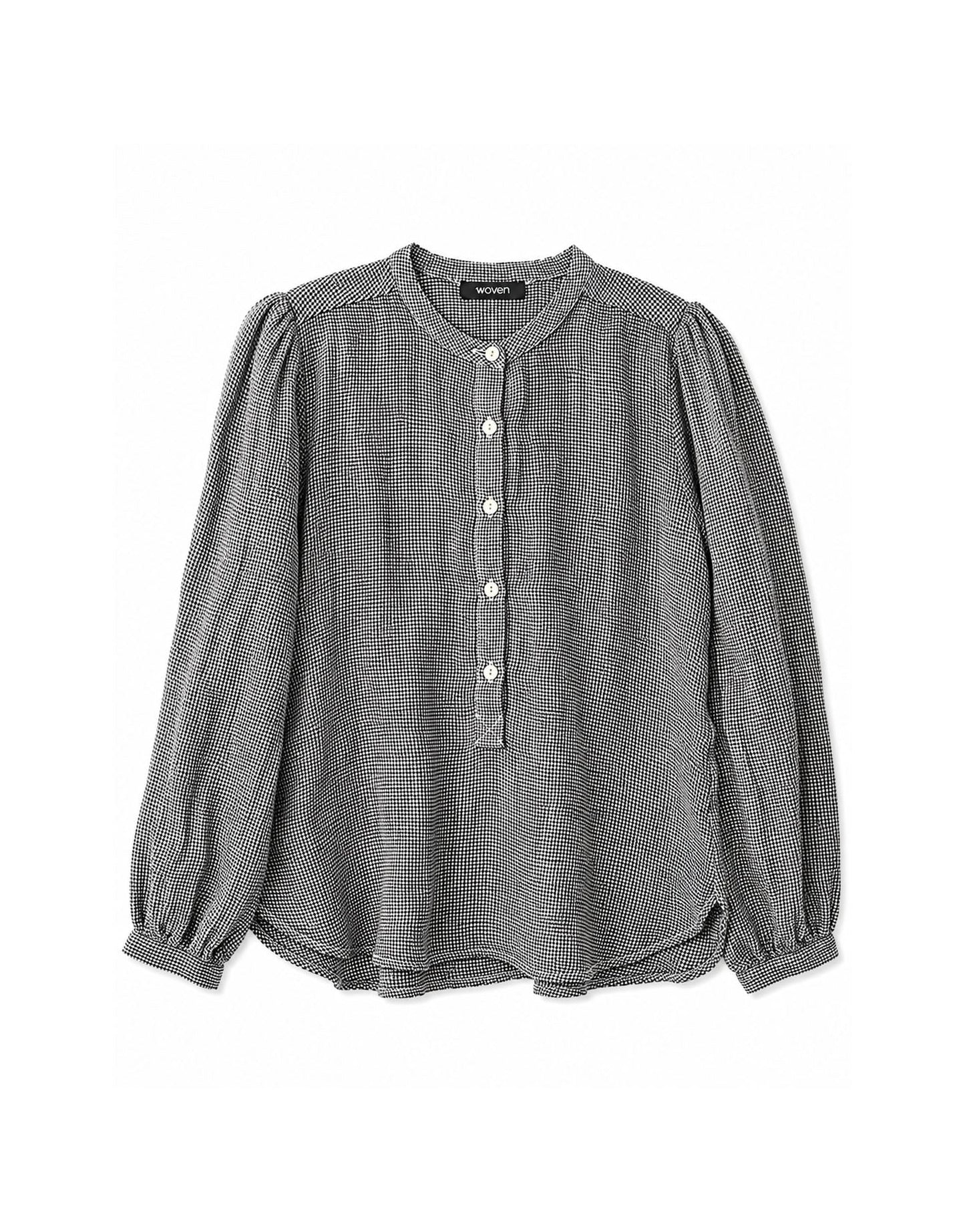 nora blouse | salt and pepper | now £75 in the sale