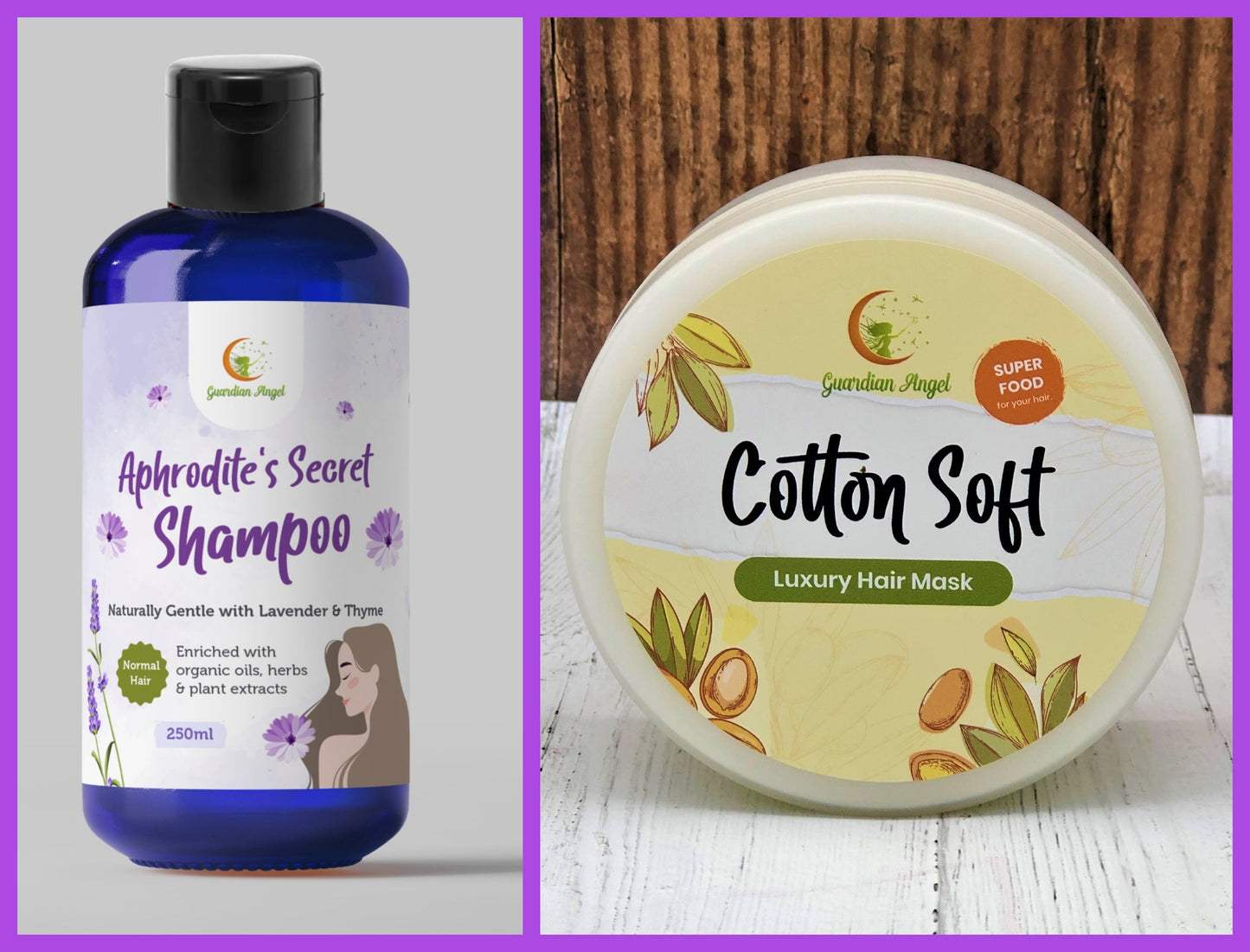 Organic and Natural NORMAL HAIR Shampoo & Hair Mask Set