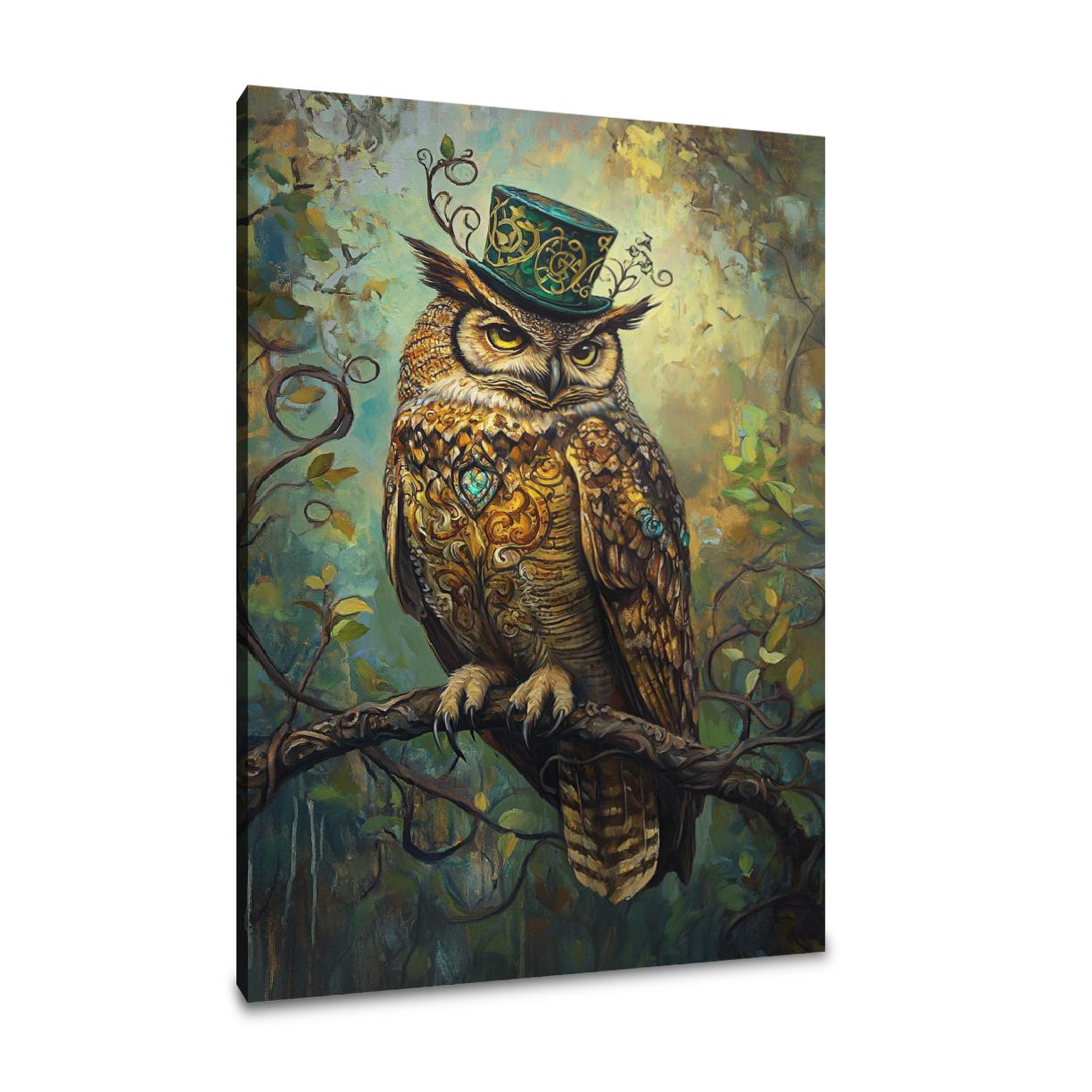 Celtic Owl Canvas