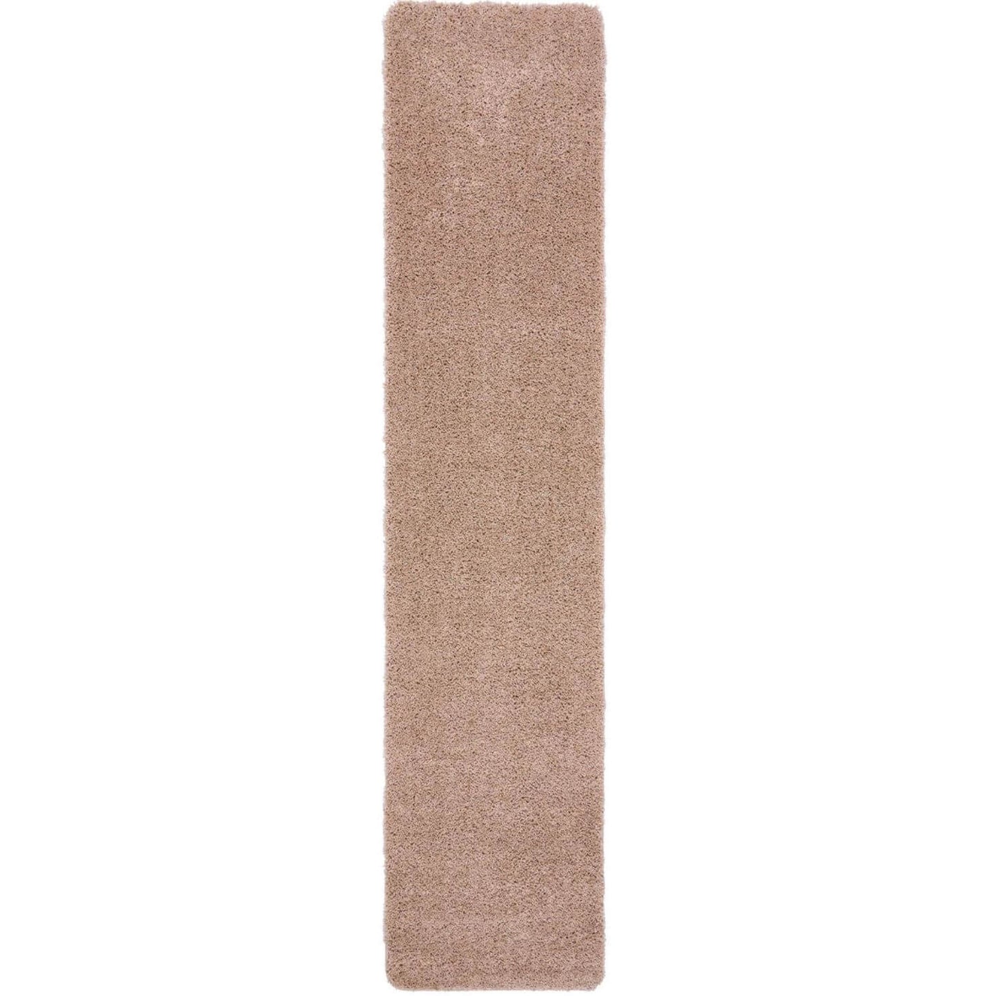 Washable Nude Pink Shaggy Rug