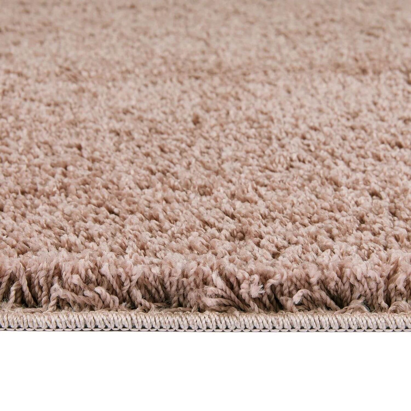 Washable Nude Pink Shaggy Rug