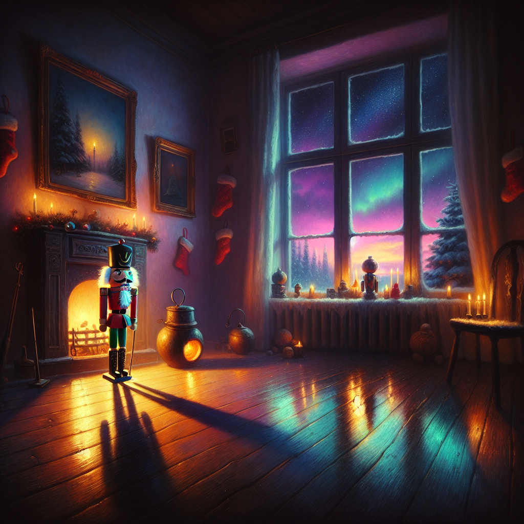 Nutcracker's Melancholic Eve Canvas