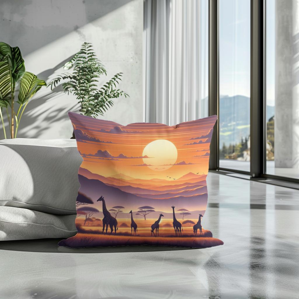 Mystic Wilderness Cotton Cushion