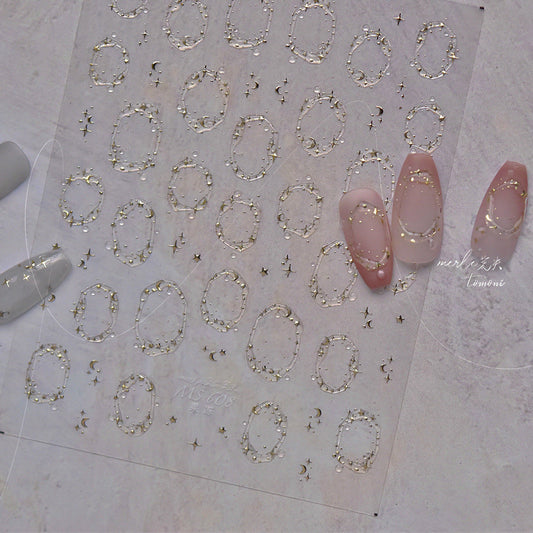 Hello Claws | Crystal Starry Nail Deco Sticker