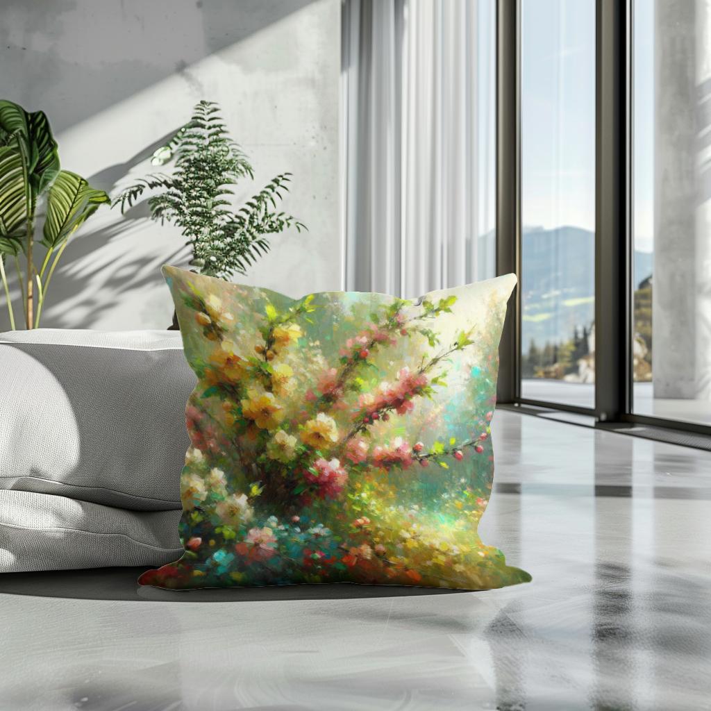 Spring Awakening Cotton Cushion