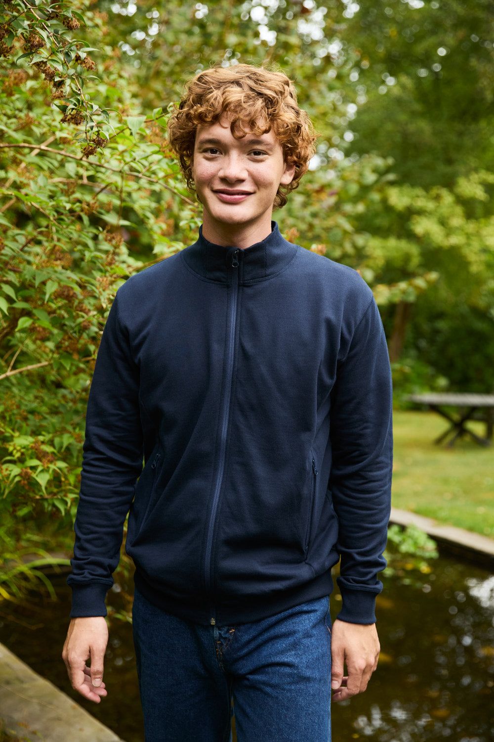 Fairtrade Organic Cotton High Neck Jacket: Unisex