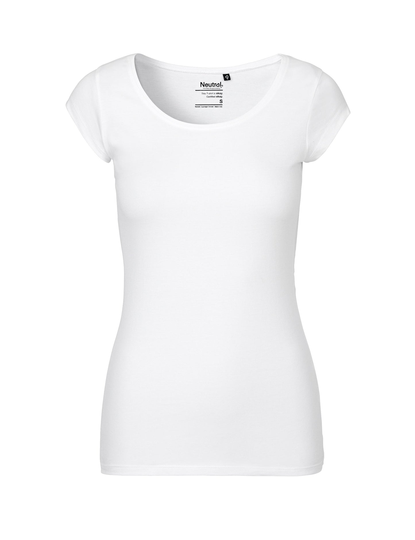 Fairtrade Organic Roundneck T-shirt: Womens