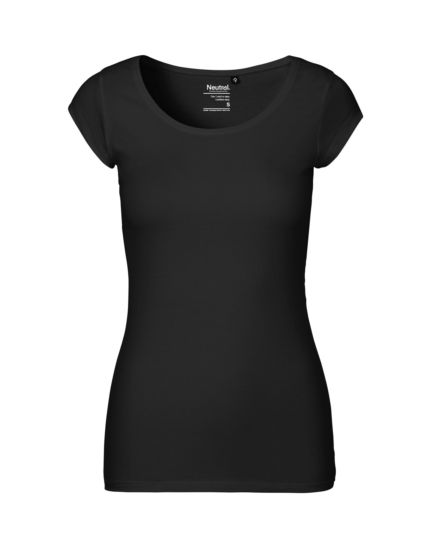 Fairtrade Organic Roundneck T-shirt: Womens