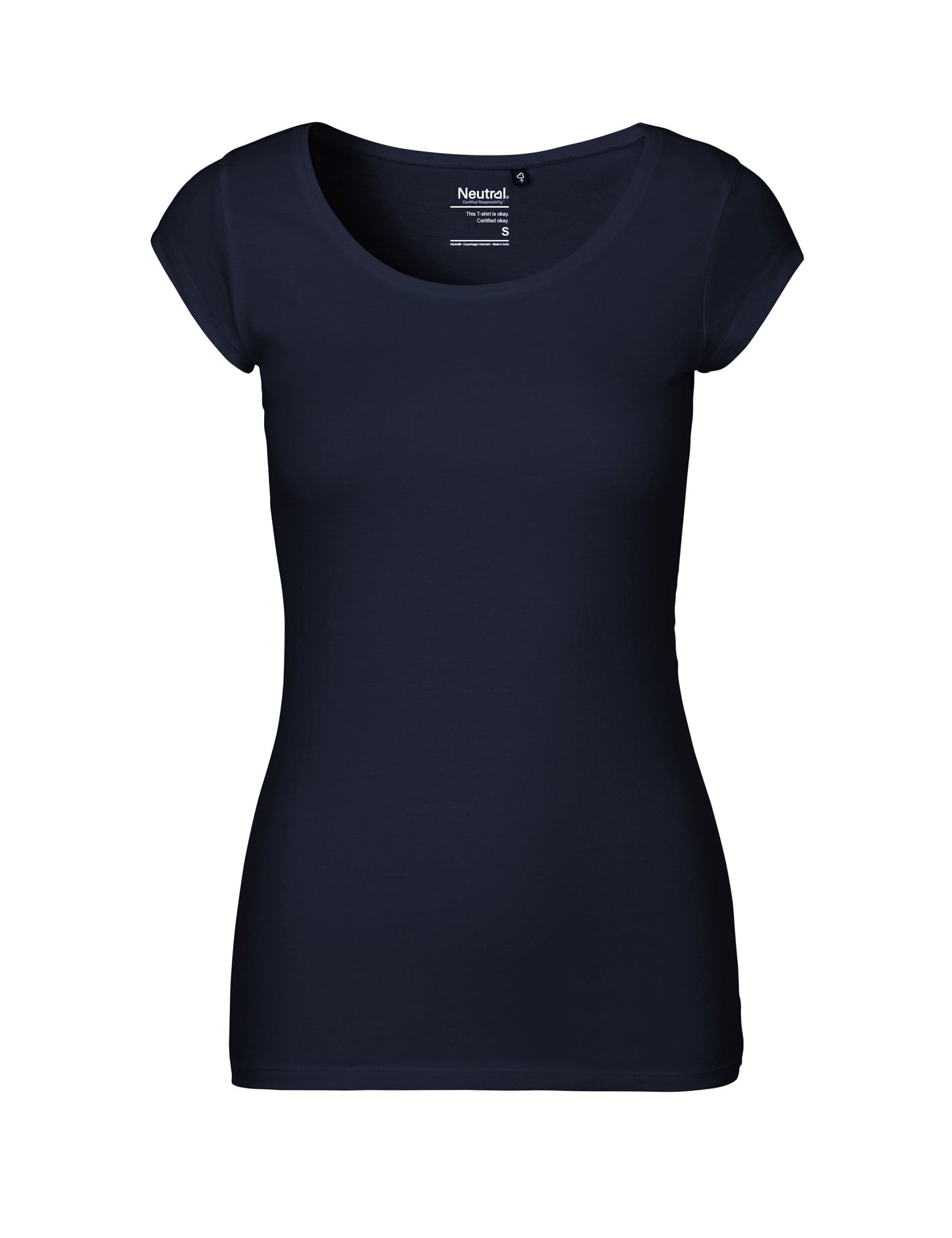 Fairtrade Organic Roundneck T-shirt: Womens