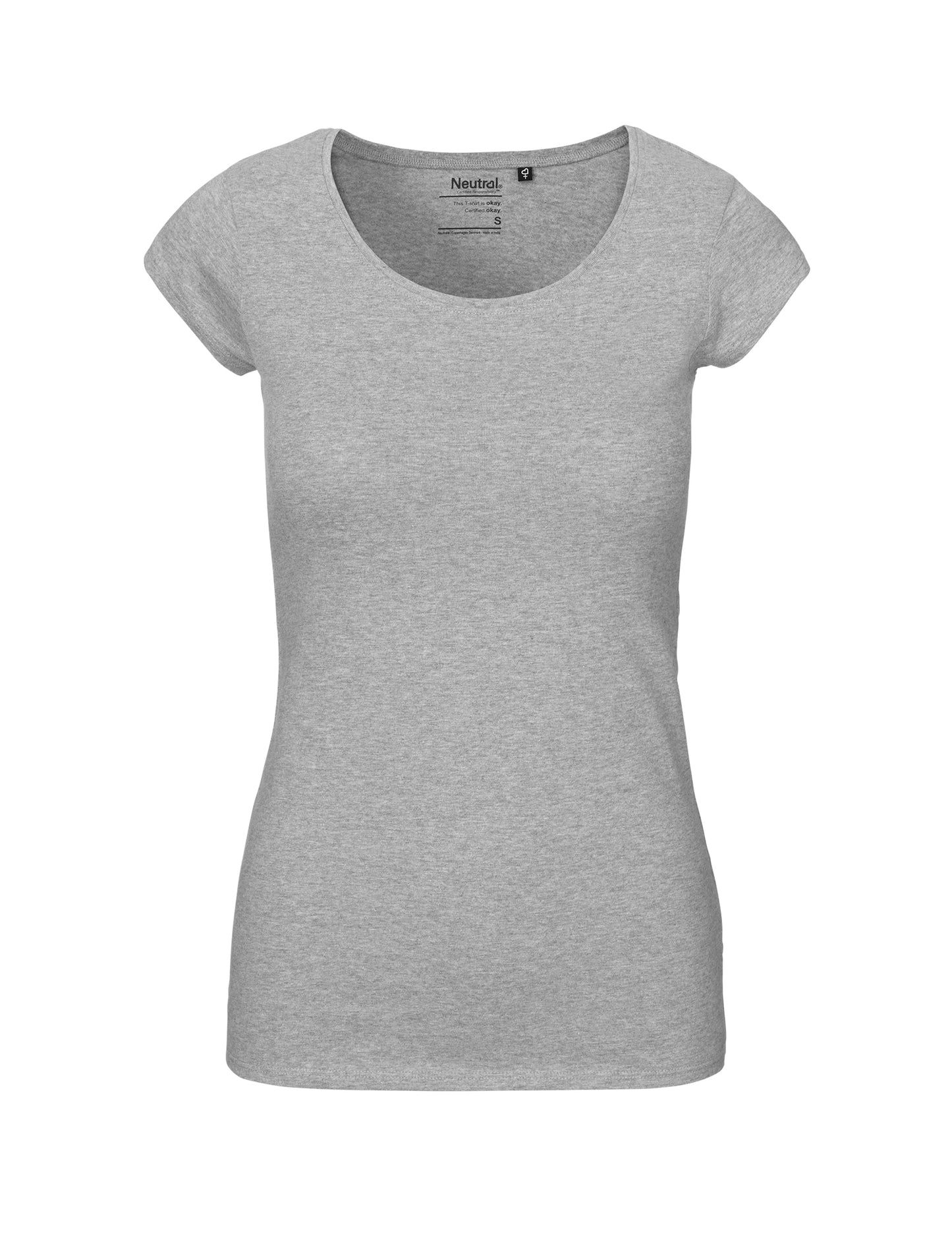 Fairtrade Organic Roundneck T-shirt: Womens