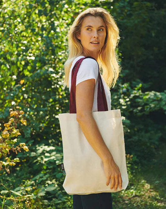 Fairtrade Organic Twill Bag with Contrast Handles