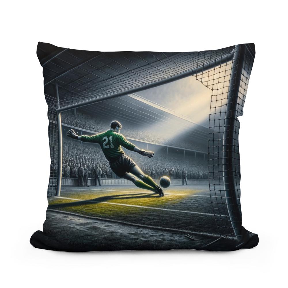 Goalkeeper's Moment Cotton Cushion