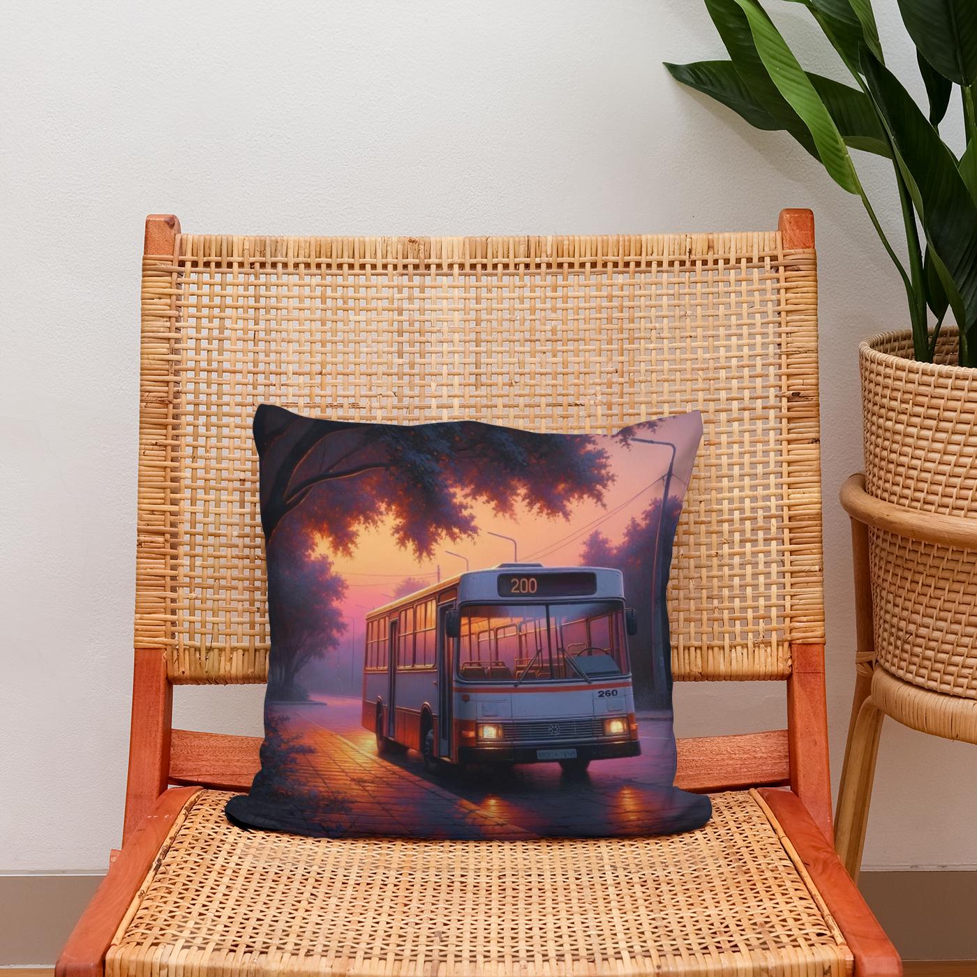 Evening Calm Cotton Cushion