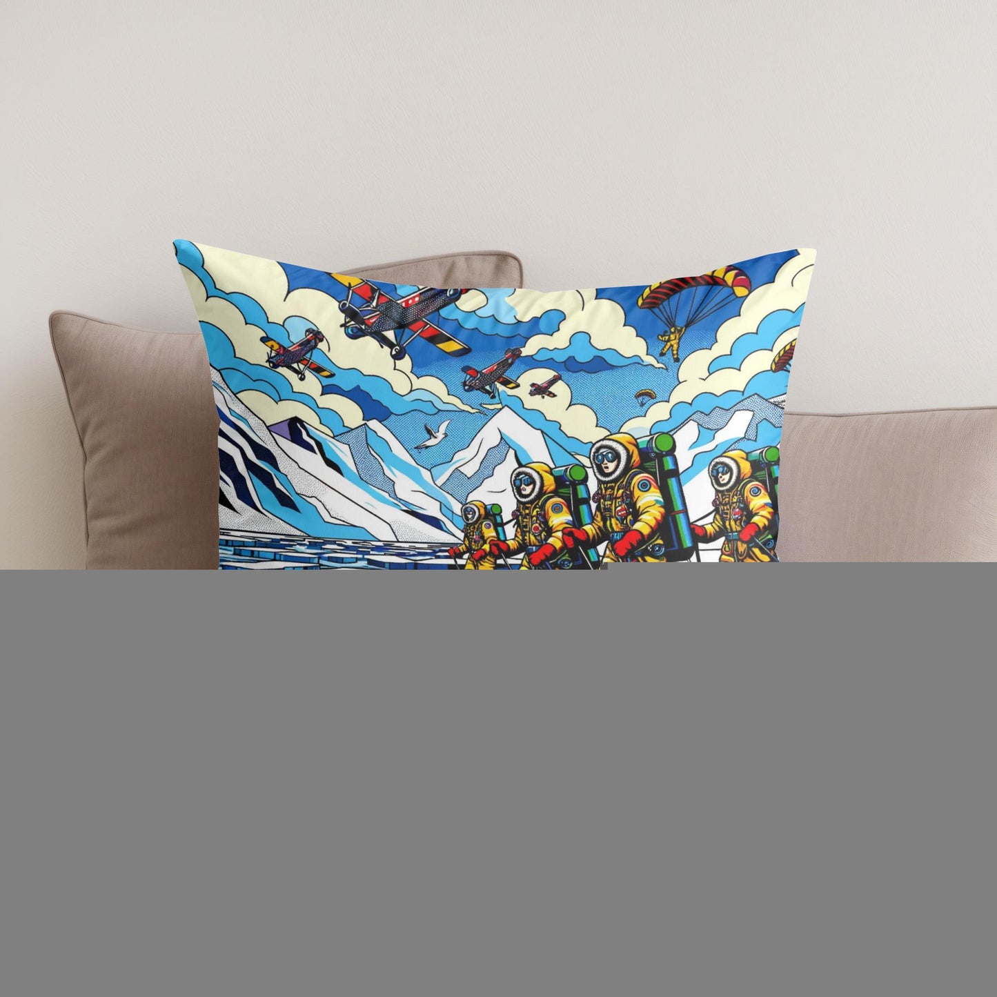 Polar Expedition Pop Cotton Cushion