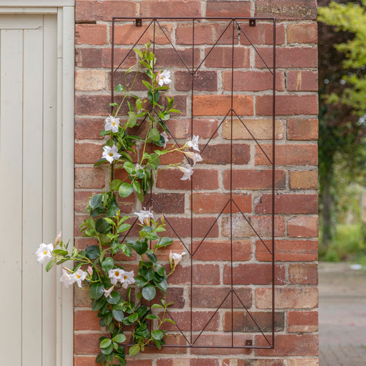 TheFoalyard Ivyline Outdoor Herringbone Trellis Bronze