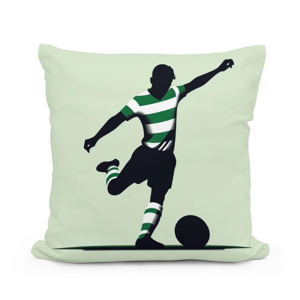 Celtic Free Kick Cotton Cushion