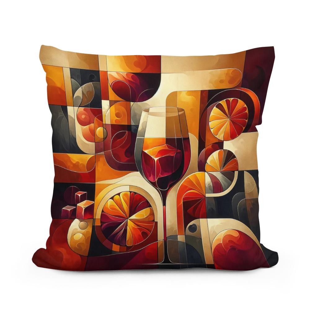 Aperitif Abstract Cotton Cushion