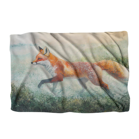 Red Fox Dawn Blanket