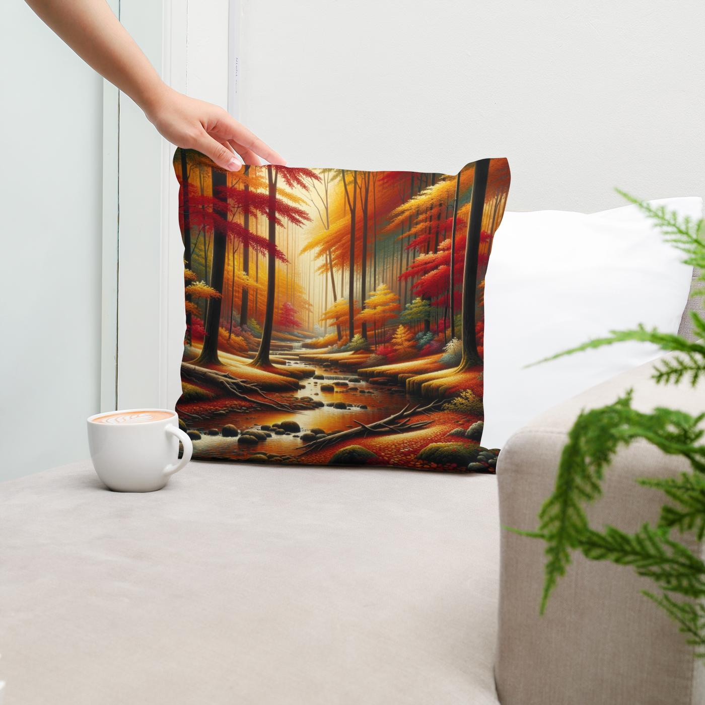 Autumn Melody Cotton Cushion