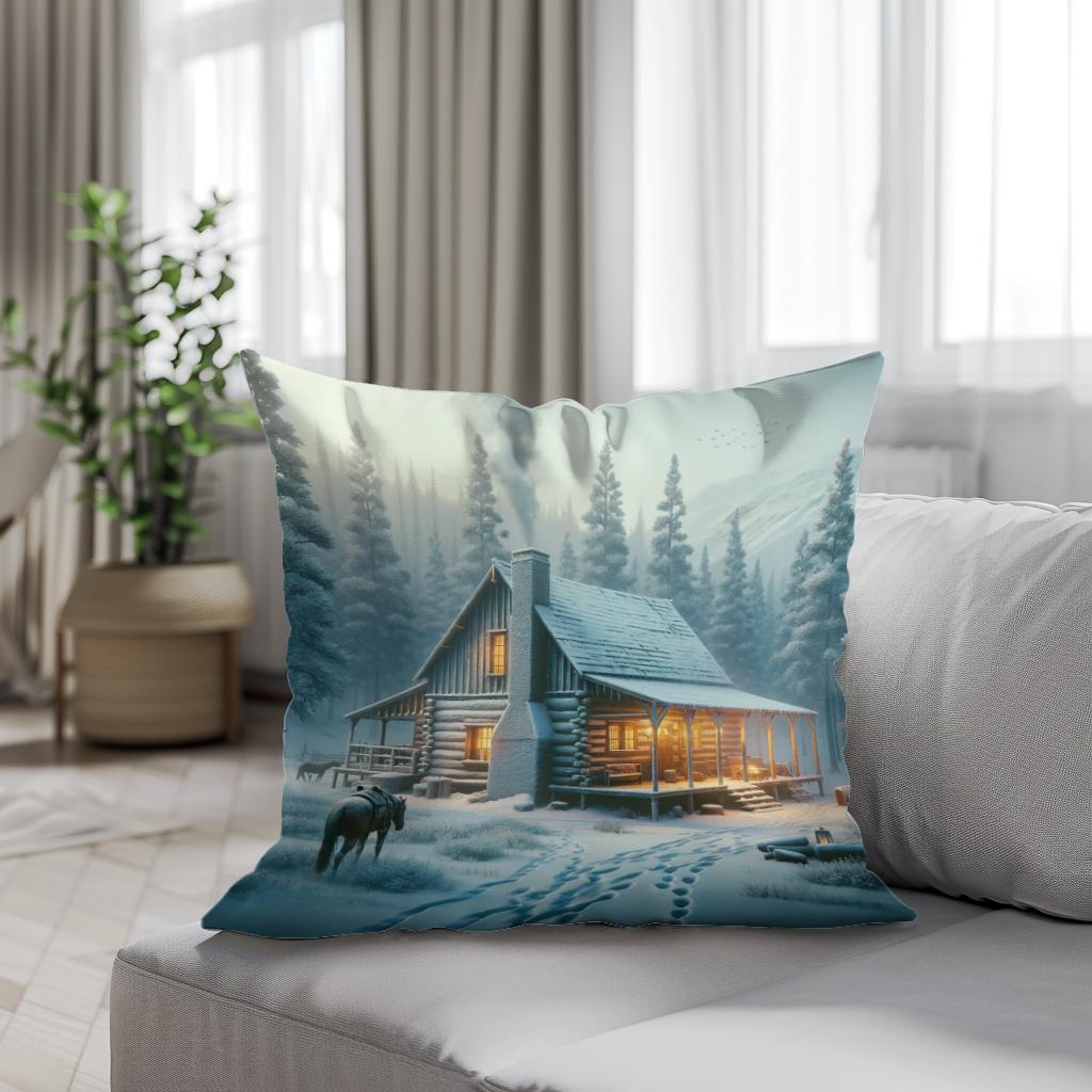 Whispering Pines Cotton Cushion