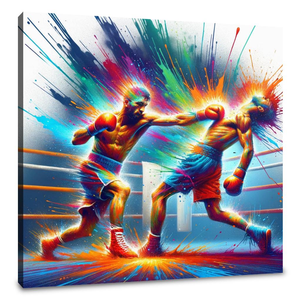 Colorful Knockdown Canvas