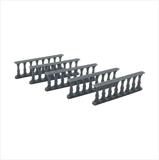 OO Scale Ready to Paint Balustrade (5 pack)