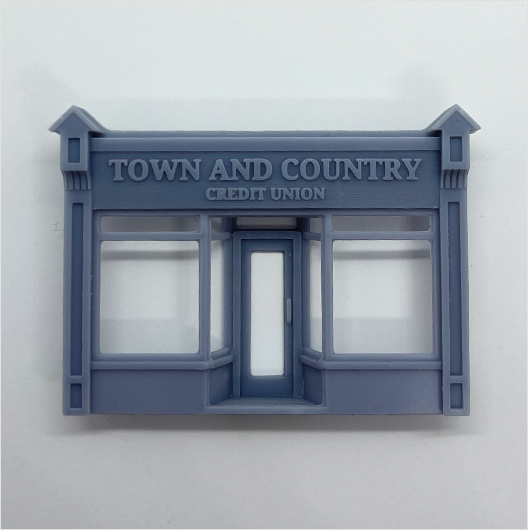 OO Scale Ready to Paint Victorian Shopfront - Style 5 - Branded