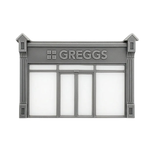OO Scale Ready to Paint Victorian Shopfront - Style 4 - Greggs (1 piece)
