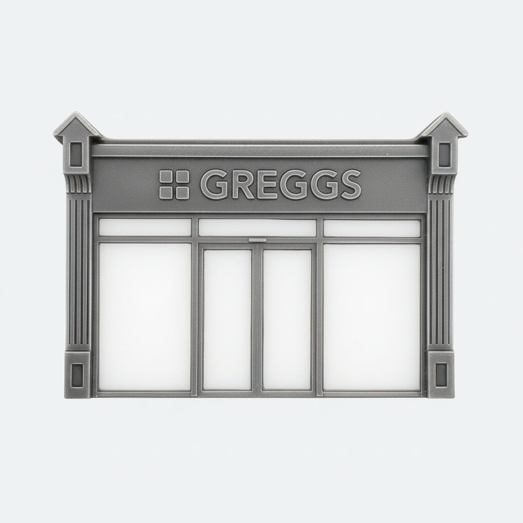 TT Scale Ready to Paint Victorian Shopfront - Style 4 - Greggs