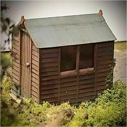 OO Scale Ready to Paint Garden Shed