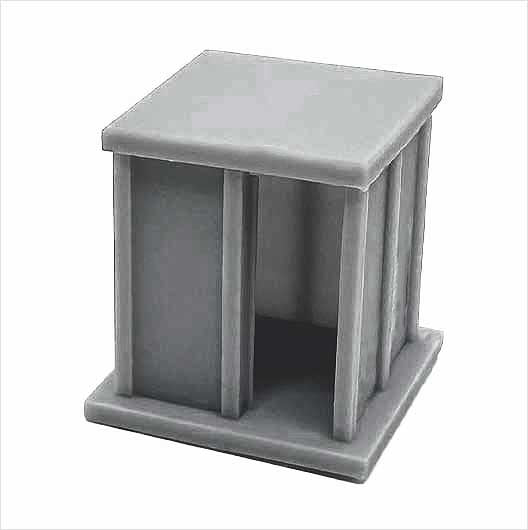 OO Scale Ready to Paint Concrete Line-Side Hut - Style 2