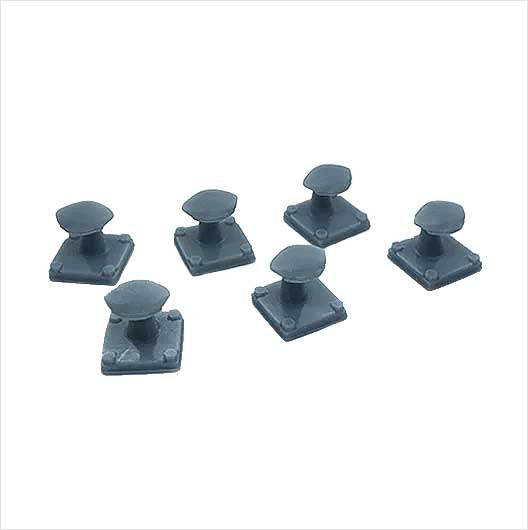 OO Scale Ready to Paint Mooring Post - Style 1 (6 pack)