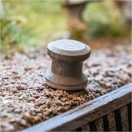 OO Scale Ready to Paint Mooring Post - Style 2 (6 pack)
