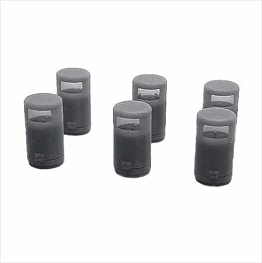 OO Scale Ready to Paint Network Southeast (NSE) / BR Round Bin (6 pack)