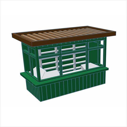 OO Scale Ready to Paint Steam-Era News Kiosk