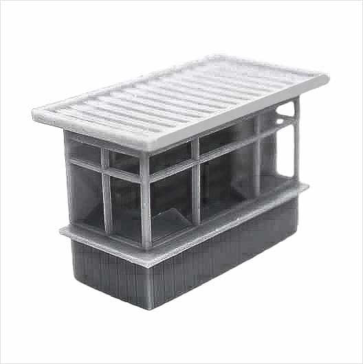 OO Scale Ready to Paint Steam-Era News Kiosk
