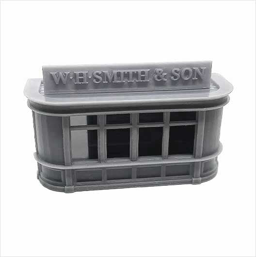 OO Scale Ready to Paint Steam-Era W. H. Smith and Son Platform Kiosk