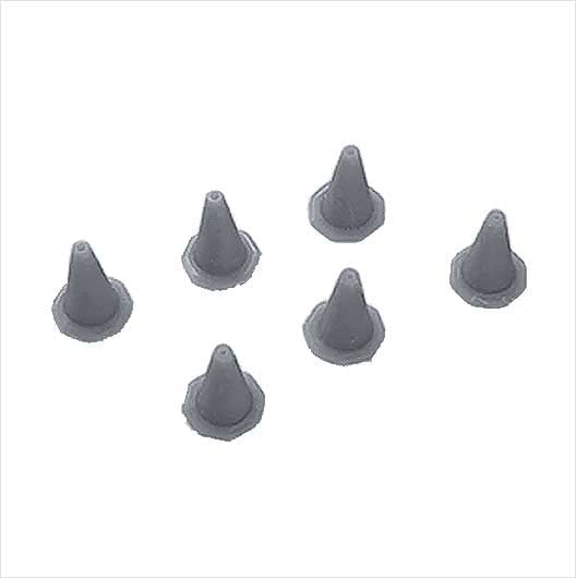 OO Scale Ready to Paint Traffic Cone - Style 1 (6 pack)