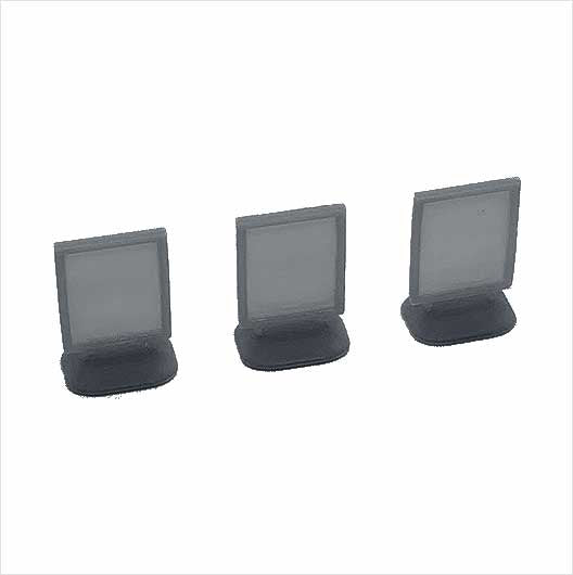 OO Scale Ready to Paint Pavement Sign (3 pack)