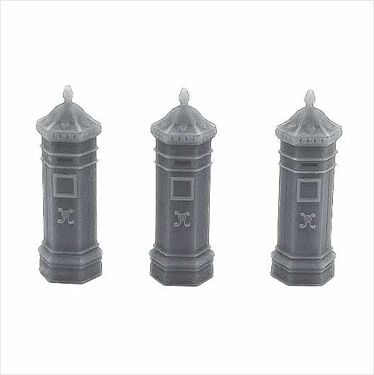OO Scale Ready to Paint VR Pillar Box (Penfold)