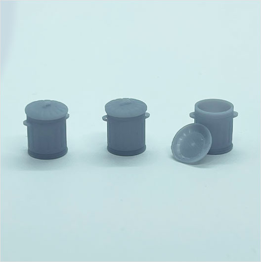Ready to Paint Galvanised Metal Bin with Removable Lid