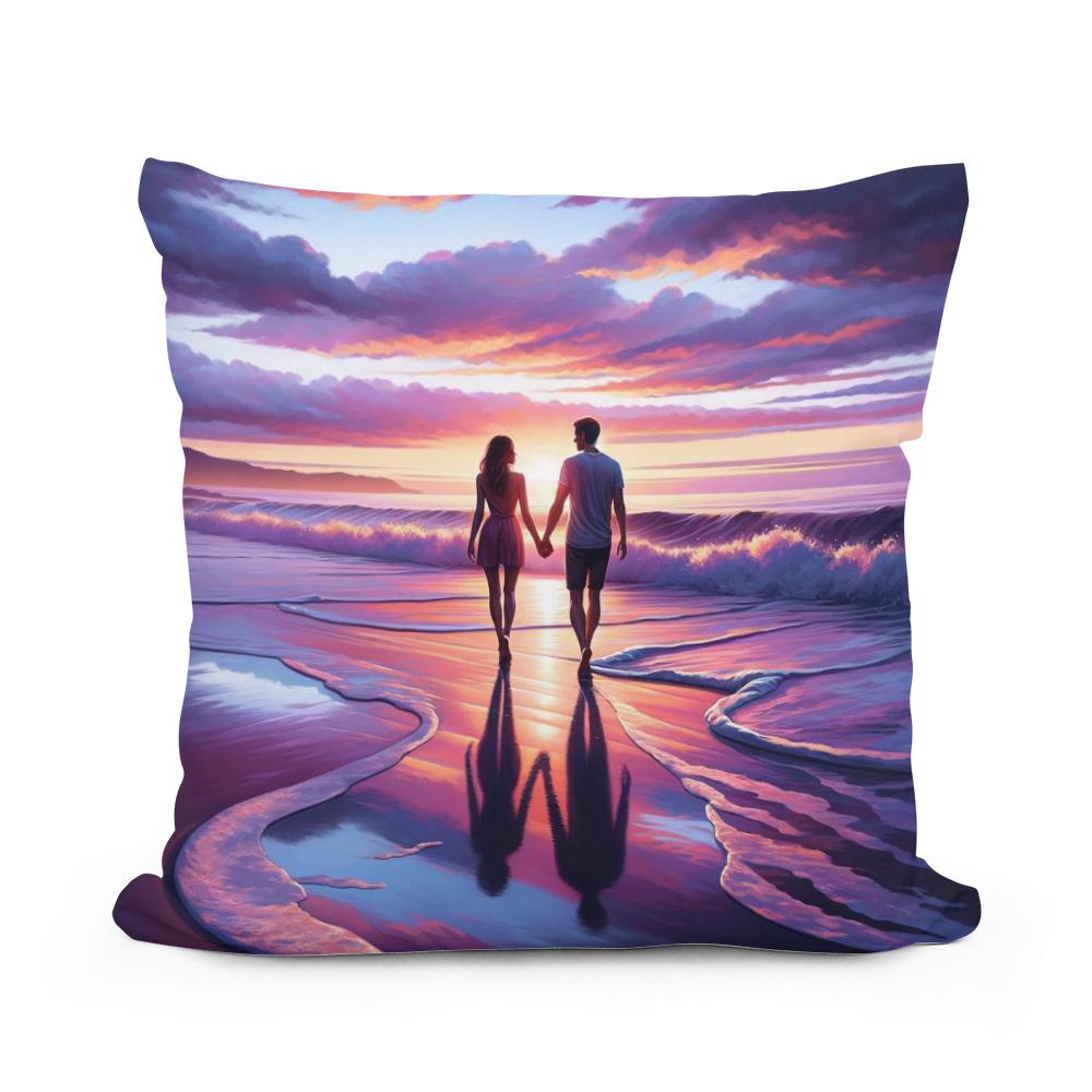 Seaside Embrace Cotton Cushion