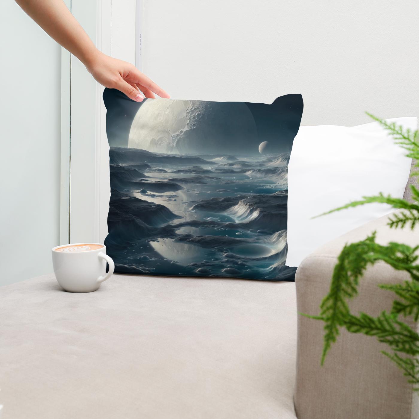 Mercury's Borealis Mirage Cotton Cushion