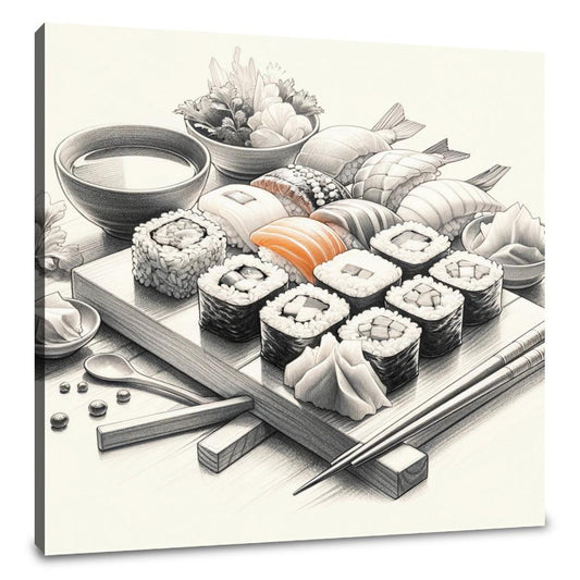 Sushi Zen Canvas